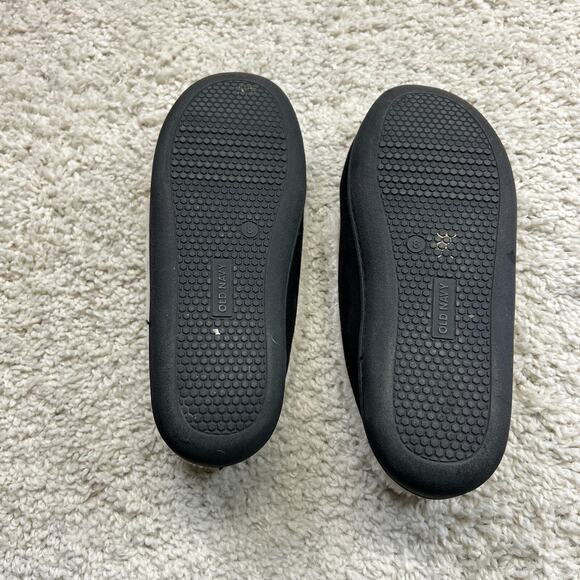 Old Navy Womens Slip On Faux Suede Sherpa-Lined House Slippers Mocassin Sz 8 - Picture 6 of 9